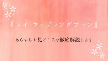 『マイ・ウェディングプラン』のあらすじや見どころを徹底解説！元彼の結婚式を祝う羽目に！？