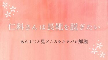 『仁科さんは長靴を脱ぎたい』あらすじ・ネタバレ感想｜最終回の結末も考察