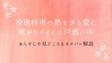 『冷徹将軍の熱すぎる愛に寒がりメイドは戸惑い中』のあらすじをネタバレ解説｜結末はどうなる？
