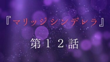 『マリッジシンデレラ』第１２話ネタバレ感想！幸乃の決意と告白
